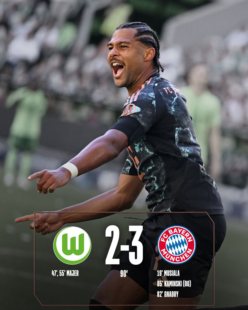 Kemenangan Fc Bayern Mnchen Vs Vfl Wolfsburg